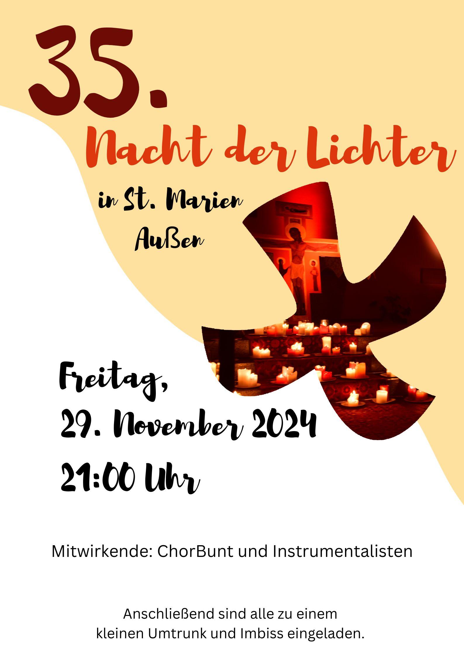 35. Nacht der Lichter mit Taizé-Gesängen